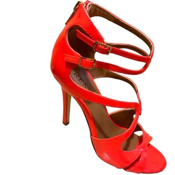 RENVY Neon Coral Sandals - Picture 6 of 14